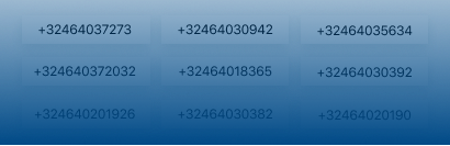 Choose a number for incoming calls to your liking